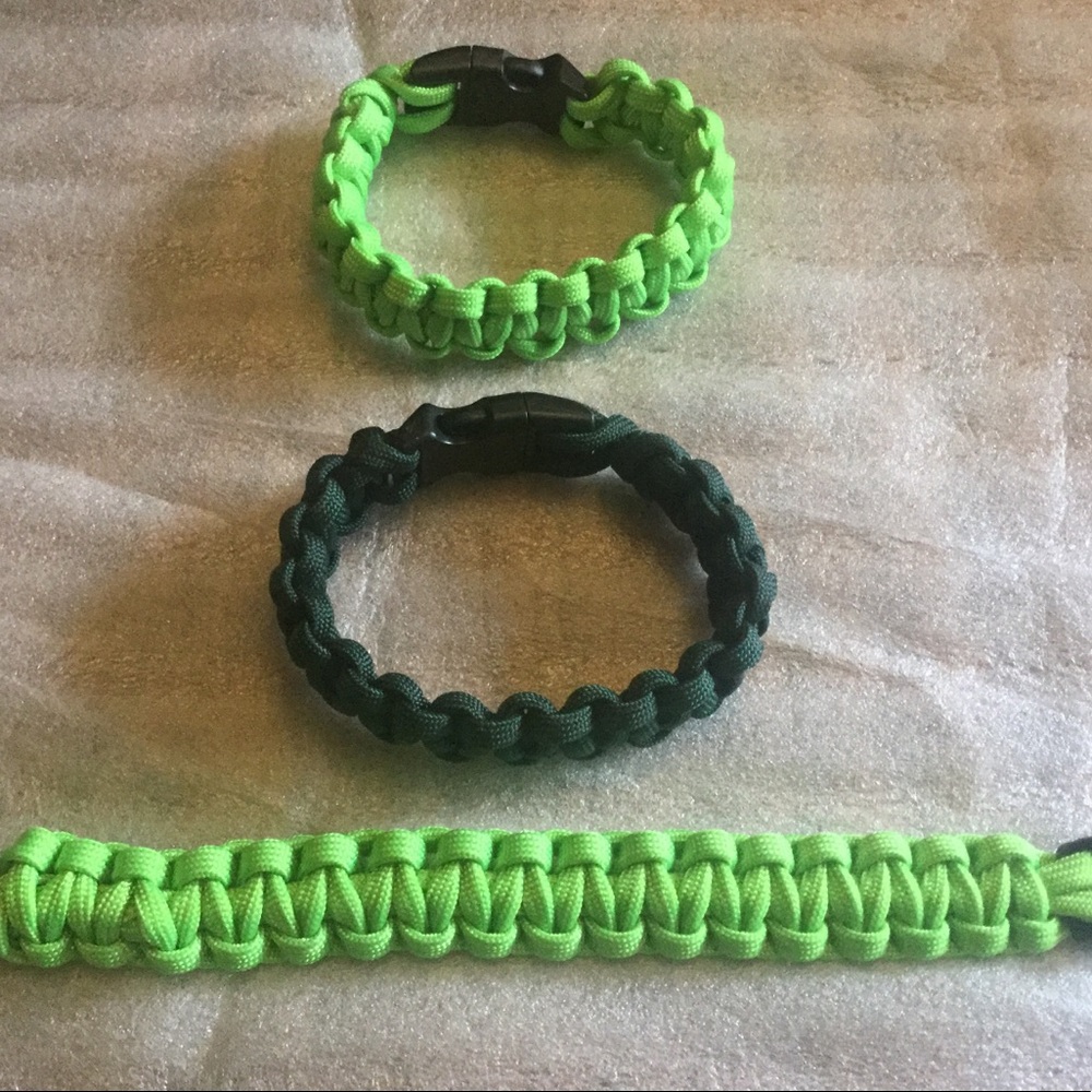 Brand New Handmade Parachute Emergency Bracelet